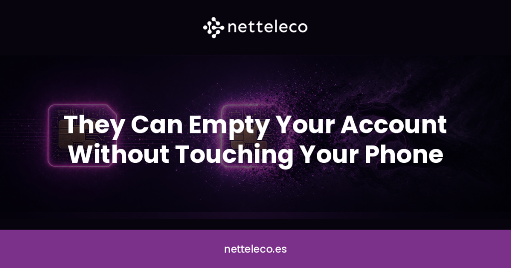 Customer service agent processing a SIM card replacement request without verifying identity - SIM swapping illustration Netteleco